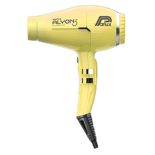 parlux hair dryer, parlux alyon yellow