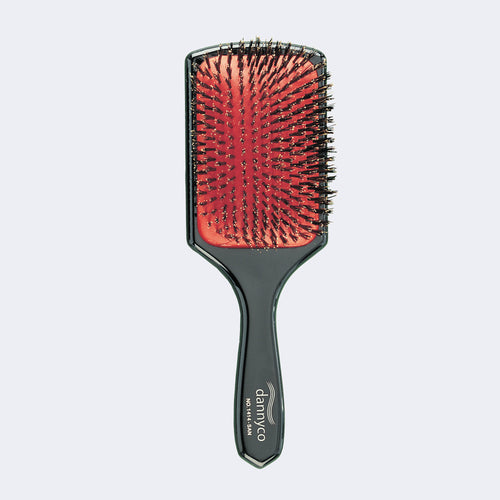 Dannyco 1414 Boar Bristle Cushion Paddle Brush