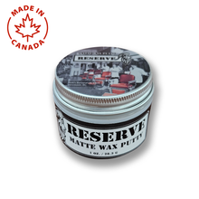 Load image into Gallery viewer, RESERVE Matte Wax Putty 1oz, 2oz, 8oz