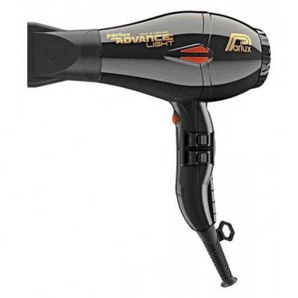 parlux hair dryer, parlux advance light, black colour